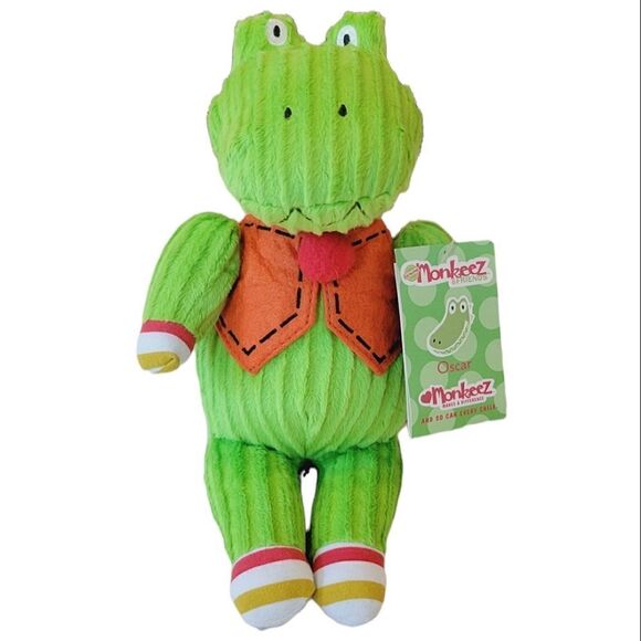 Monkeez & Friends Green Oscar Alligator Stuffed Toy - Picture 1 of 5